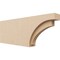 Ekena Millwork 2in. W x 6in. H x 16in. L Rivera Woodgrain TimberThane Rafter Tail, Primed Tan RFTUR02X06X16RIVRCPR - alternate 1